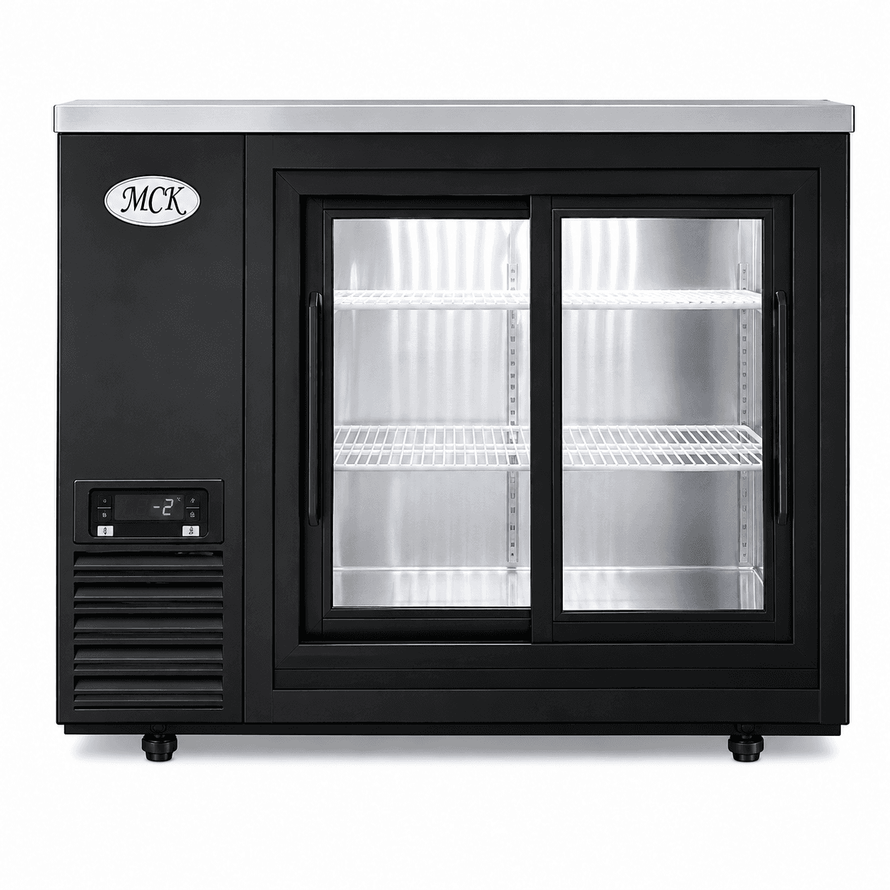 Back Bar Coolers Glass Sliding Doors