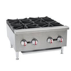 4 Burners 100,000BTU/Hr ETL Commercial Countertop Gas Hot Plate EHP-4S