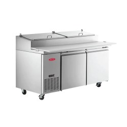 70" Refrigerated Pizza Prep Table