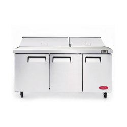 Mega Top Triple Door 72" Saladette (Salad Prep Table)
