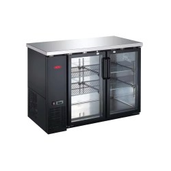 48" Back Bar Coolers Glass Doors