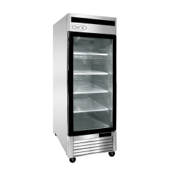 Single Glass Door Reach-In Freezer 27"