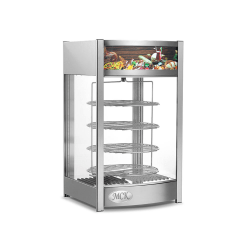 Rotating Pizza Display Warmer