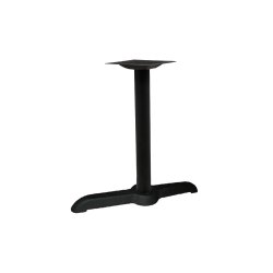 22" Black Table End Base