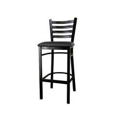 Bar Stool Metal Ladder Back Chair