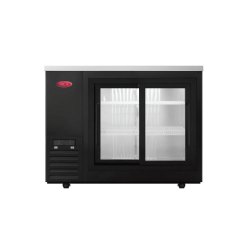 48" Back Bar Coolers with Glass Sliding Doors