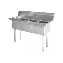 Triple Compartment Sink