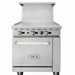 36″ Gas Range with 36″ Griddle